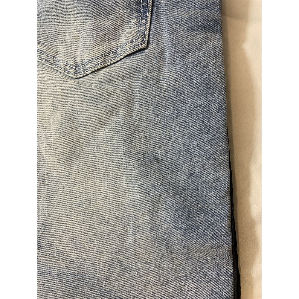 M.Society Politically Incorrect Denim Jean Shorts Size 34 7 Pockets Distressed - Picture 5 of 12